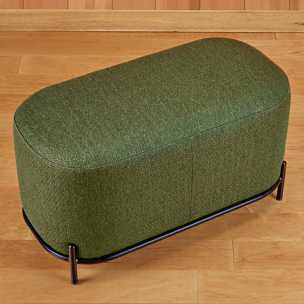 Torre & Tagus Pender Pin Leg Upholstered Bench - Image 2