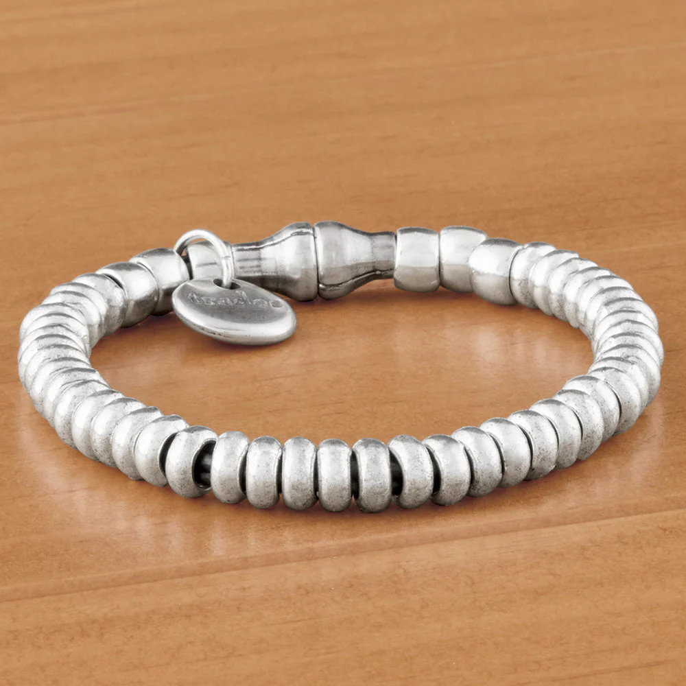 Trades By Haim Shahar Beaded-Leather Stack Bracelet - Image 2