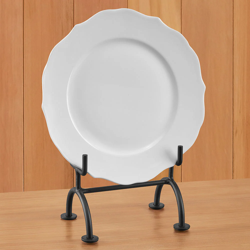 Transitional Iron Plate Stand - Image 2