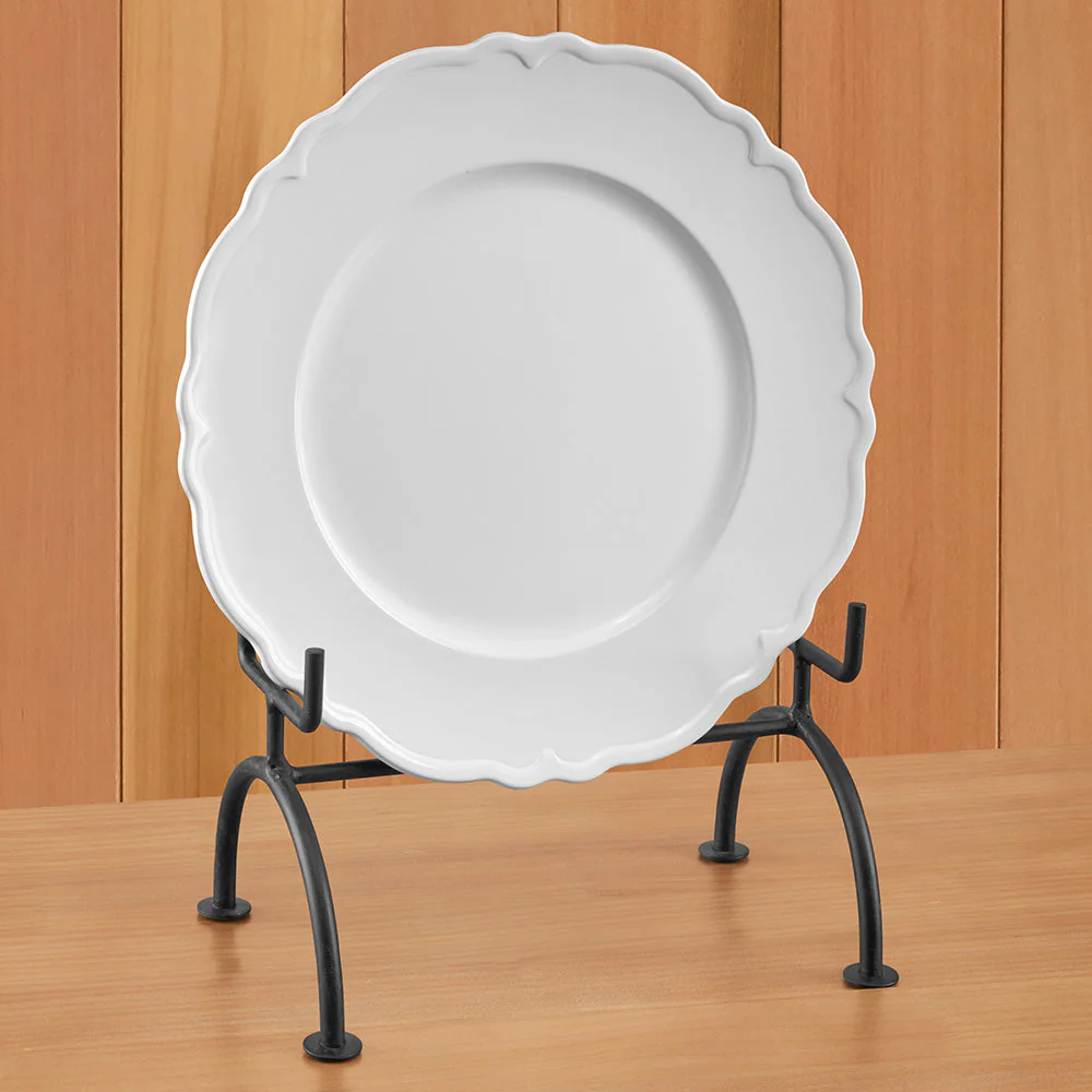 Transitional Iron Plate Stand - Image 3