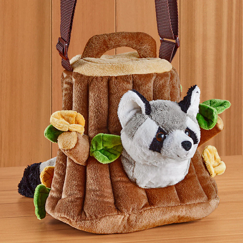 Tree House with Raccoon Stuffed Animal - Image 2