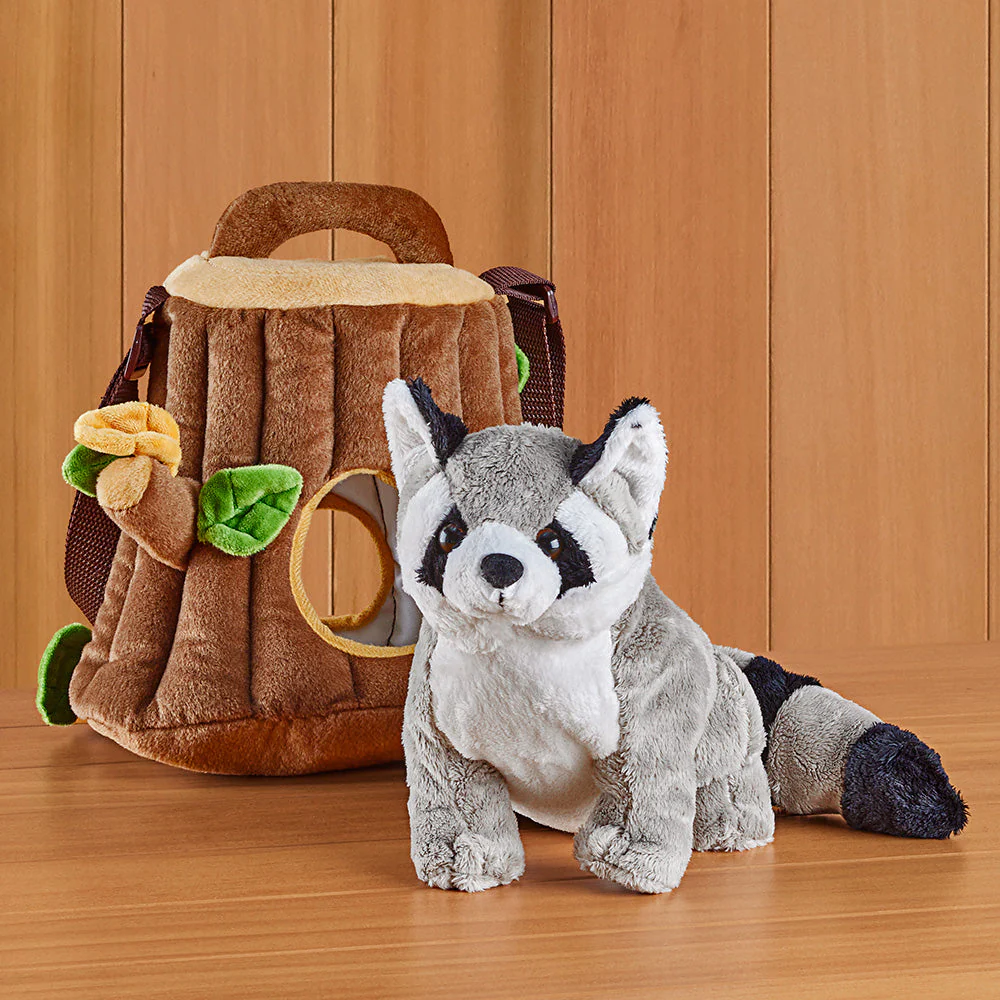Tree House with Raccoon Stuffed Animal - Image 3