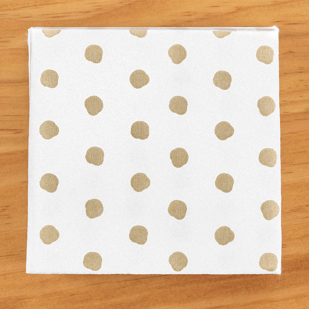 Vietri Papersoft Napkins, Linen Dot - Image 2