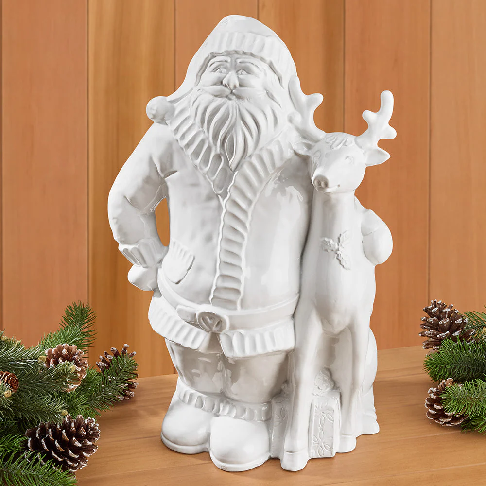 Vietri Pietra Natale Santa Figurine
