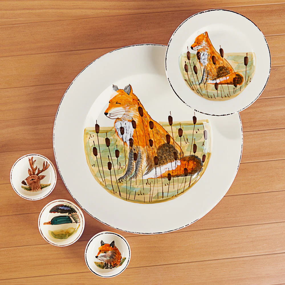 Vietri Wildlife Serveware, Fox Platter - Image 2