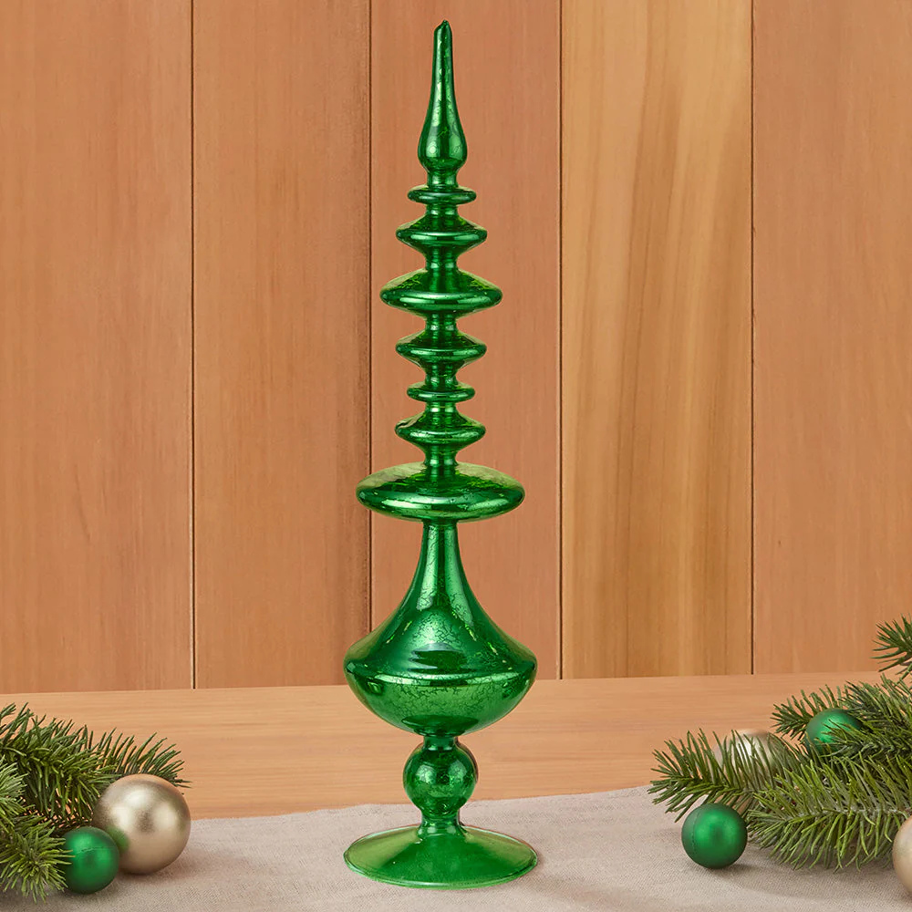 Vintage Glass Holiday Finials - Image 2