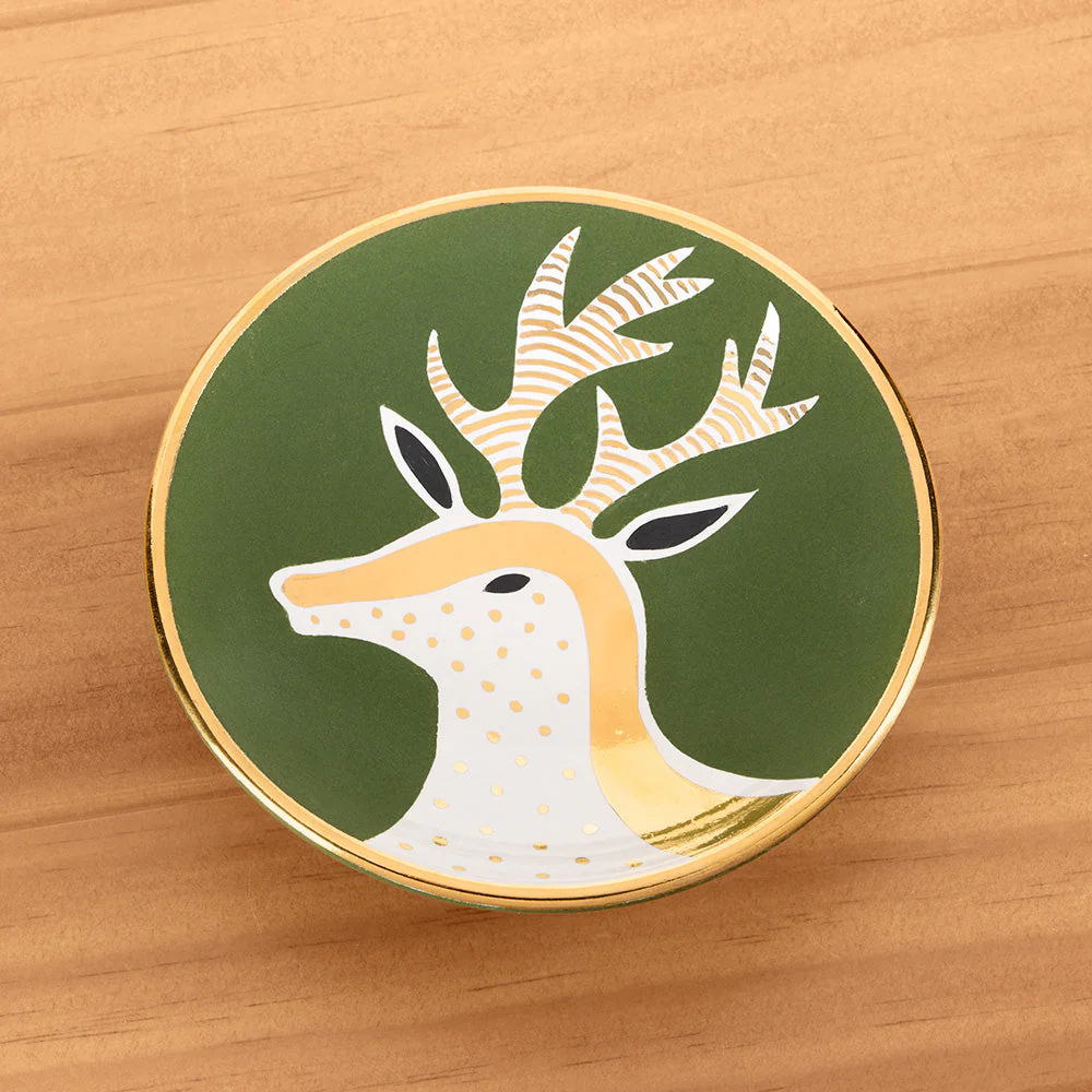 Waylande Gregory Ceramic Bullet Bowl, Deer - Image 2