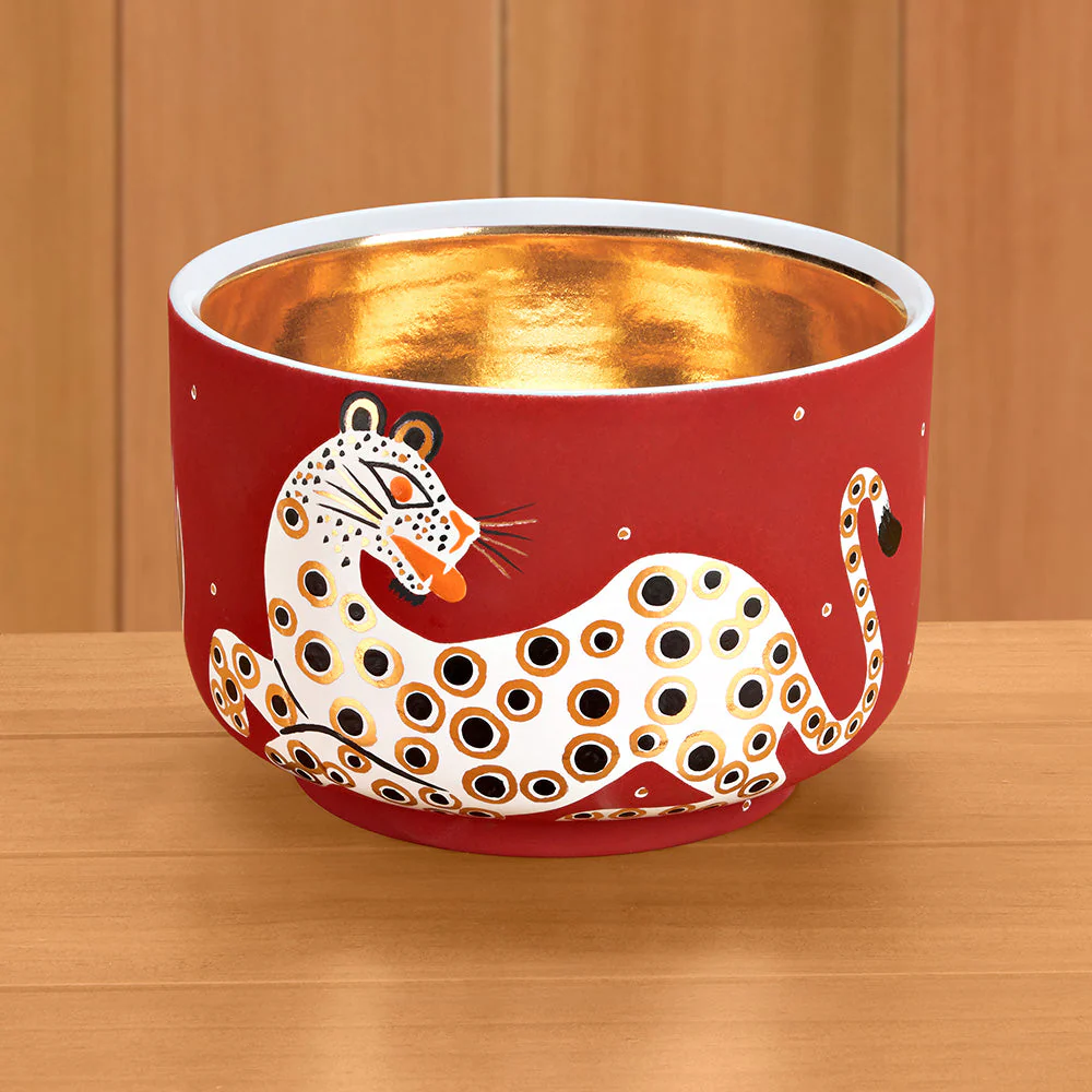 Waylande Gregory Ceramic Chubby Bowl, Leopard