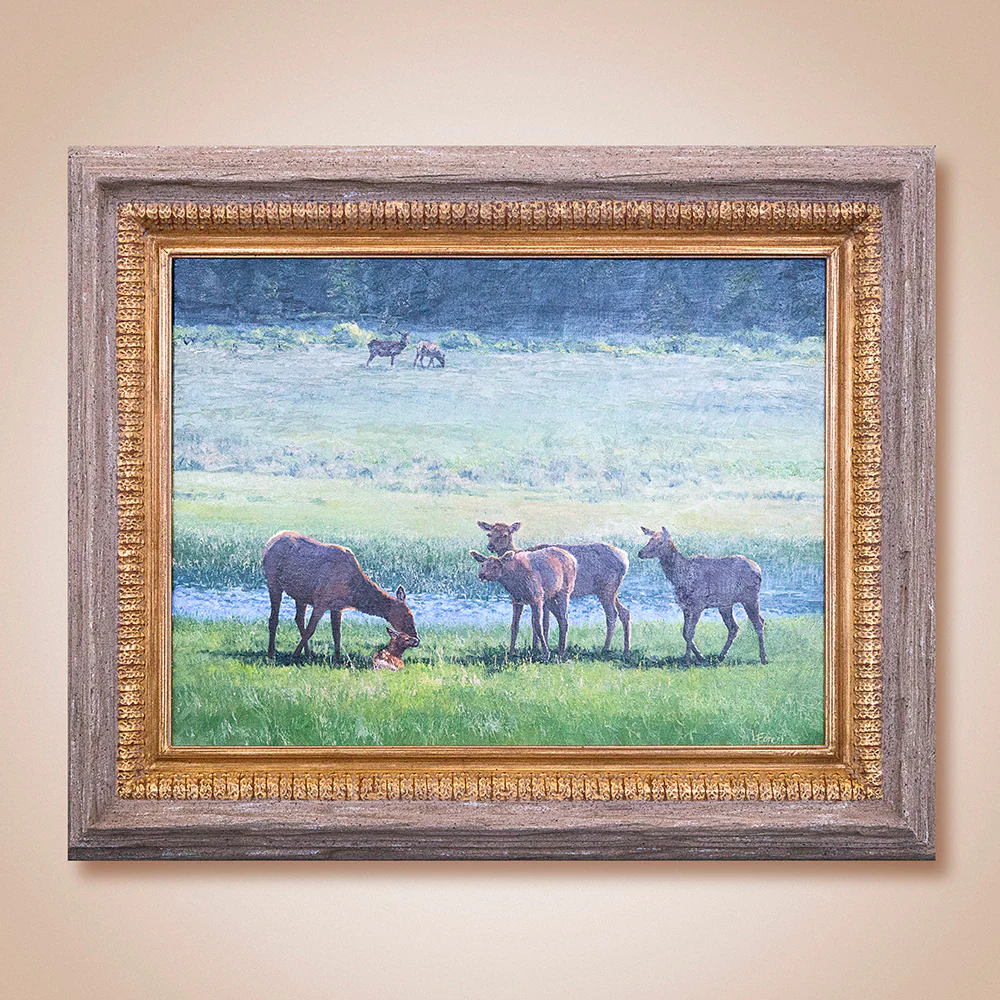 "wELKome" Original Oil Painting by Lori Forest