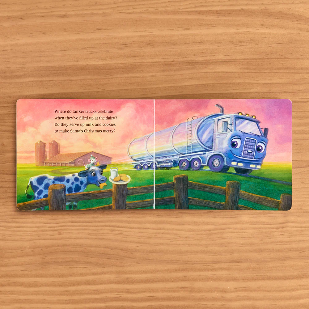 "Where Do Diggers Celebrate Christmas?" Board Book by Brianna Caplan Sayres - Image 2