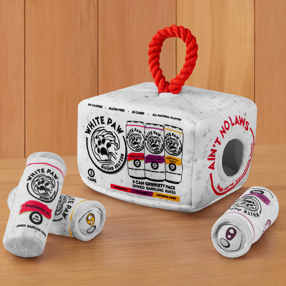 White Paw Grrriety Pack Activity Dog Toy