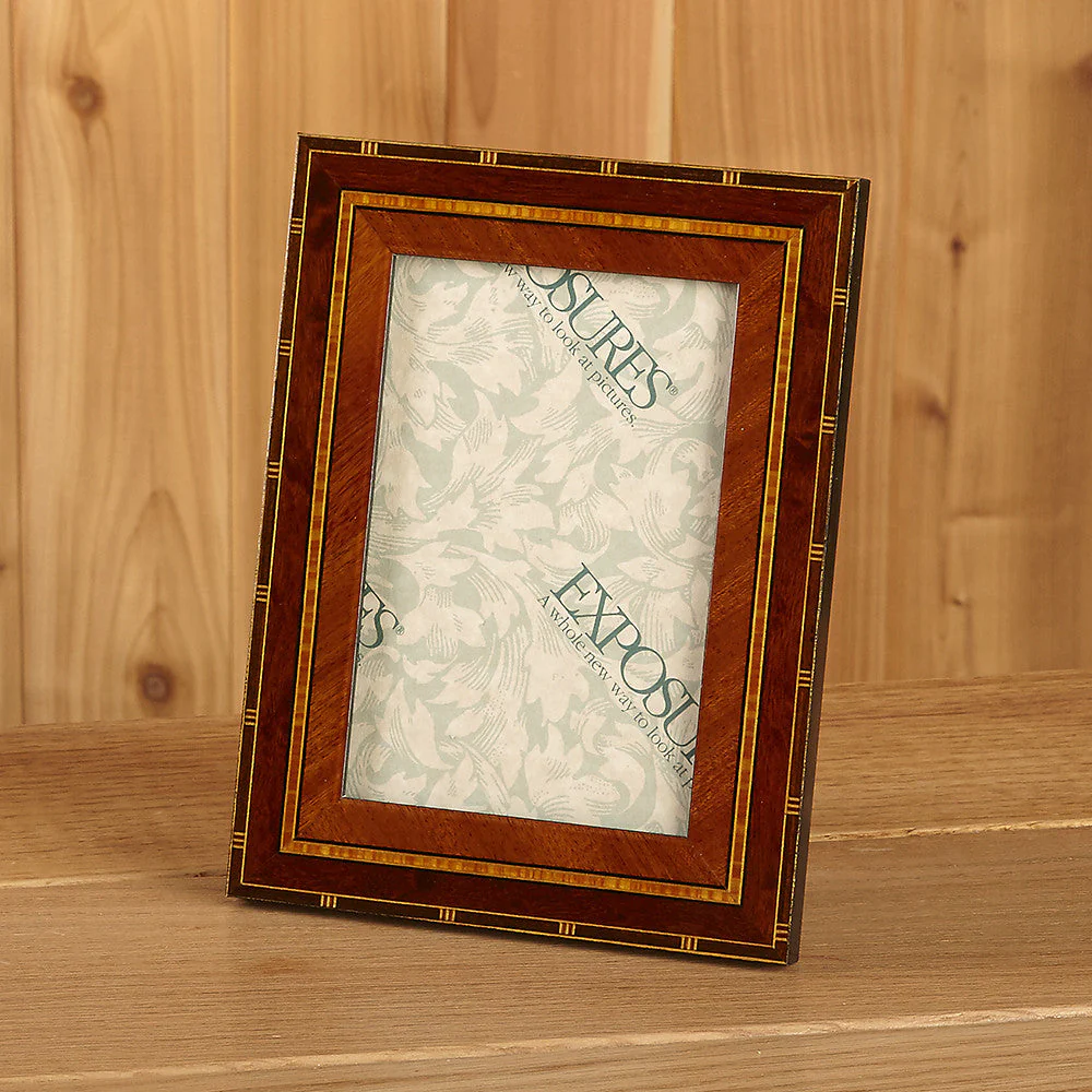 Wood Inlay Marquetry Picture Frame - Rosa - Image 2