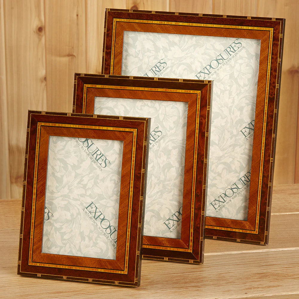 Wood Inlay Marquetry Picture Frame - Rosa - Image 4