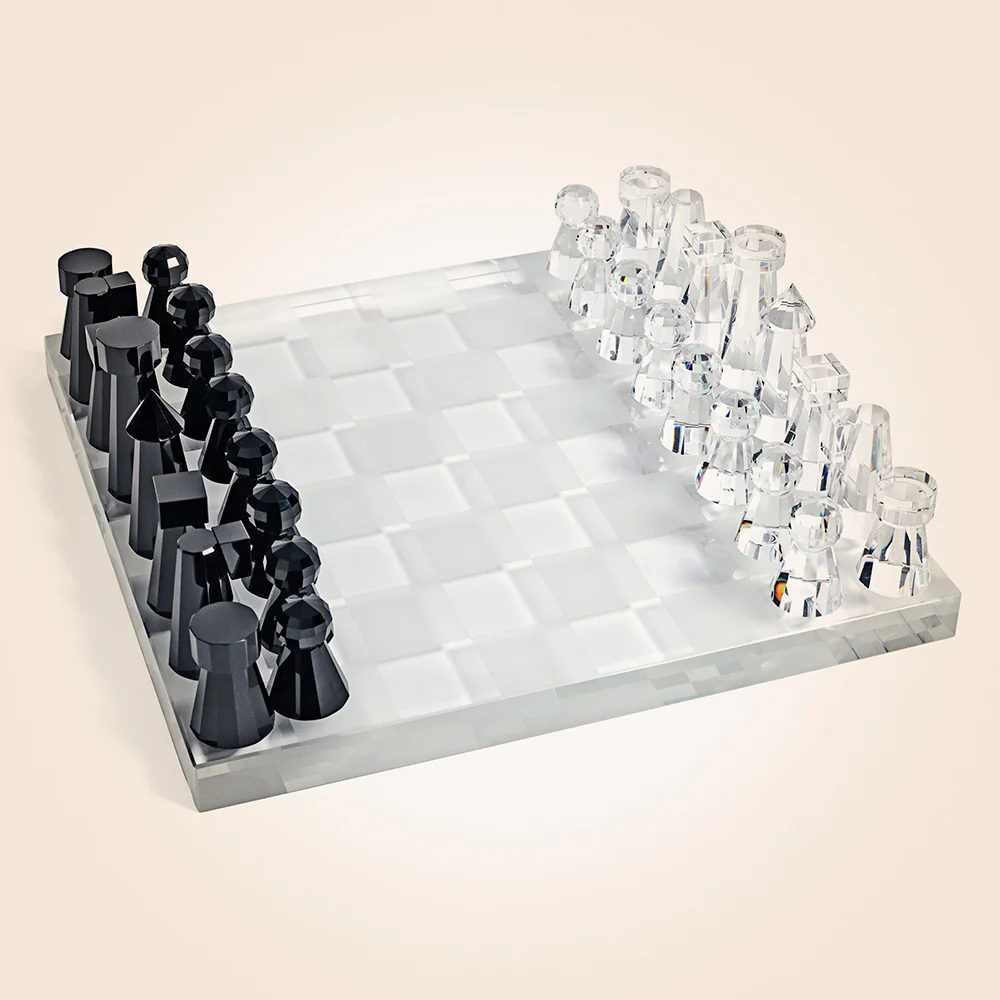 Zodax Crystal Chess Set
