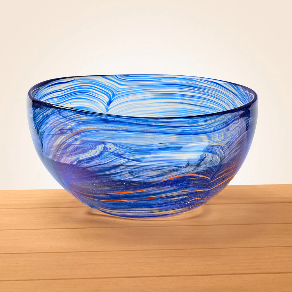 Zodax Delphine Art Glass Bowls