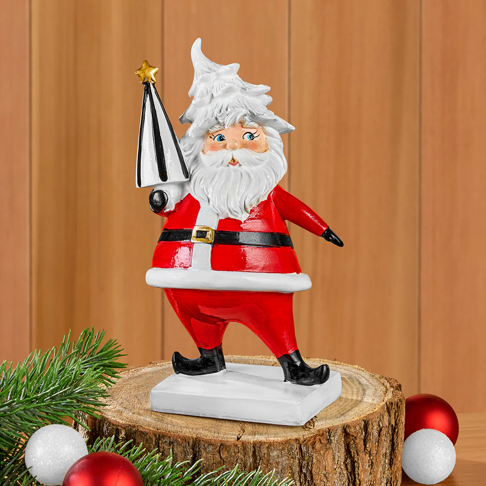 Zodax Festive Santa Figurines - Image 2
