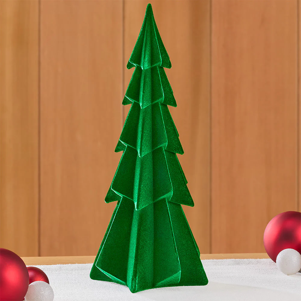 Zodax Grand Noël Flocked Evergreen Christmas Tree - Image 2