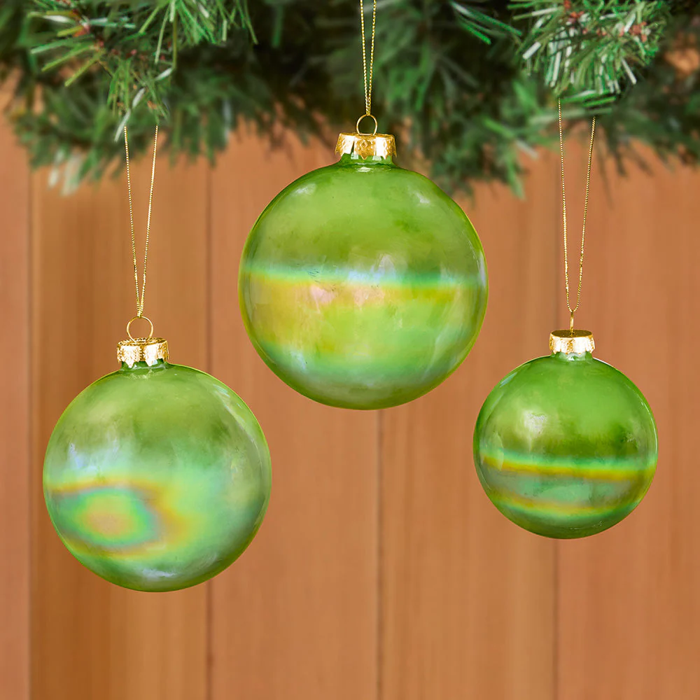 Zodax Luster Glass Ball Ornament - Image 2