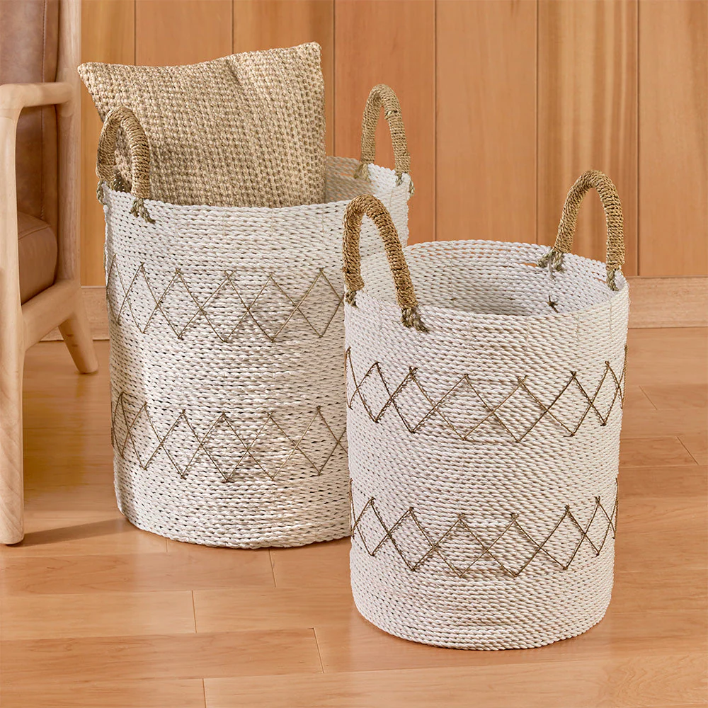 Zodax Salento Woven Agel Basket - Image 2