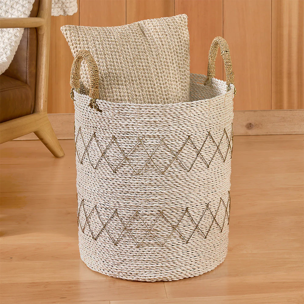 Zodax Salento Woven Agel Basket - Image 3