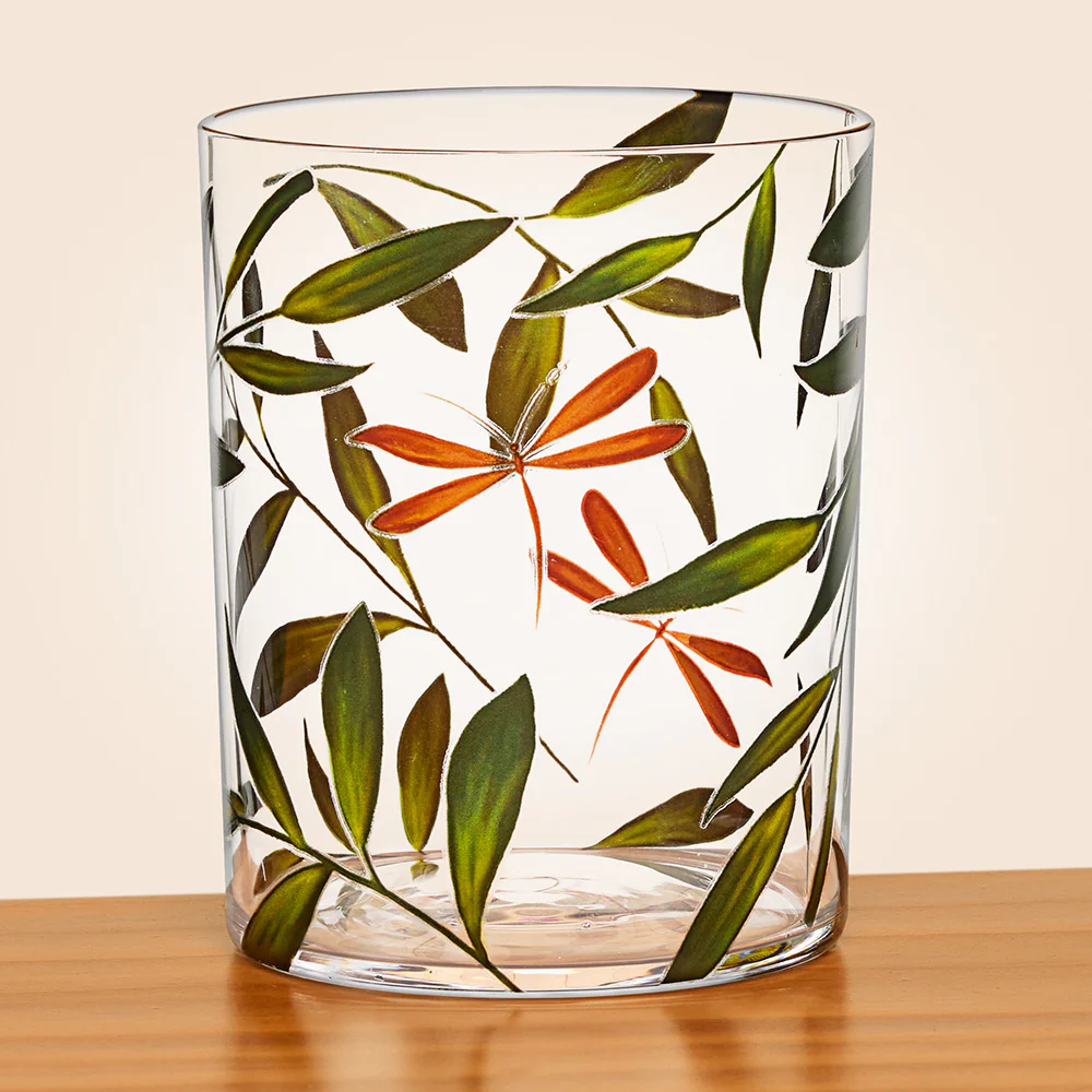 Zodax Whispering Leaves Dragonfly Tumbler - Image 2